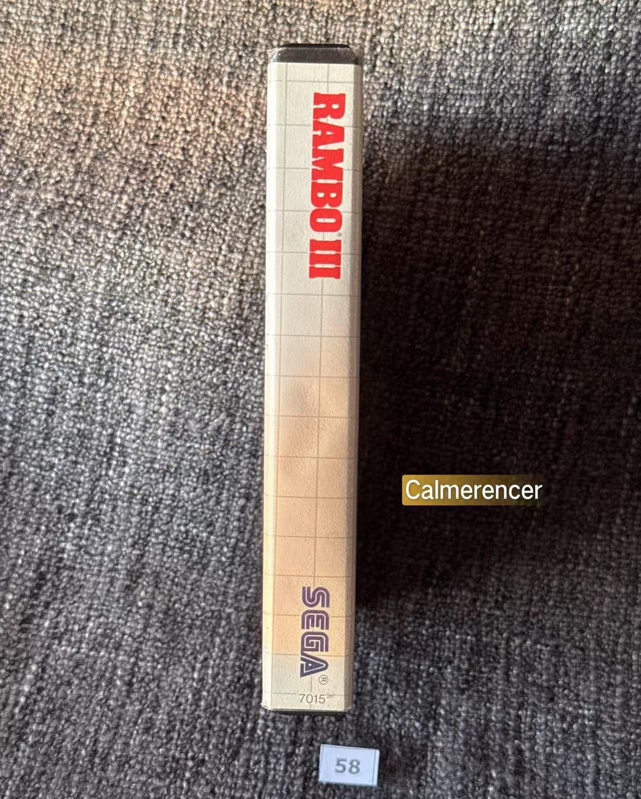 Rambo 3 Game - Sega Master System