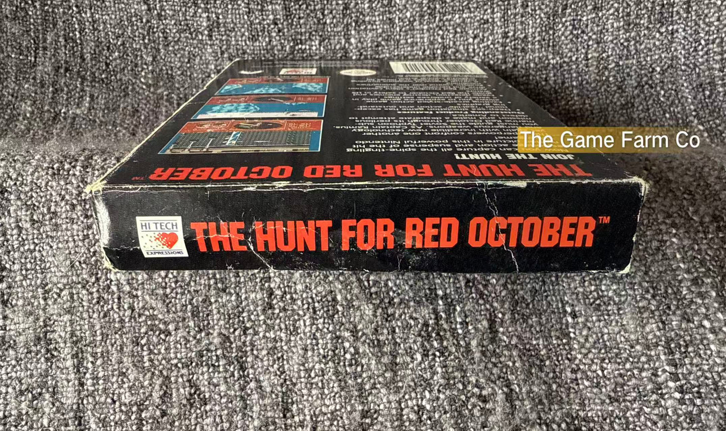 The Hunt For Red October Boxed Game - Nes - Nintendo / Entertainment System - Pal Version