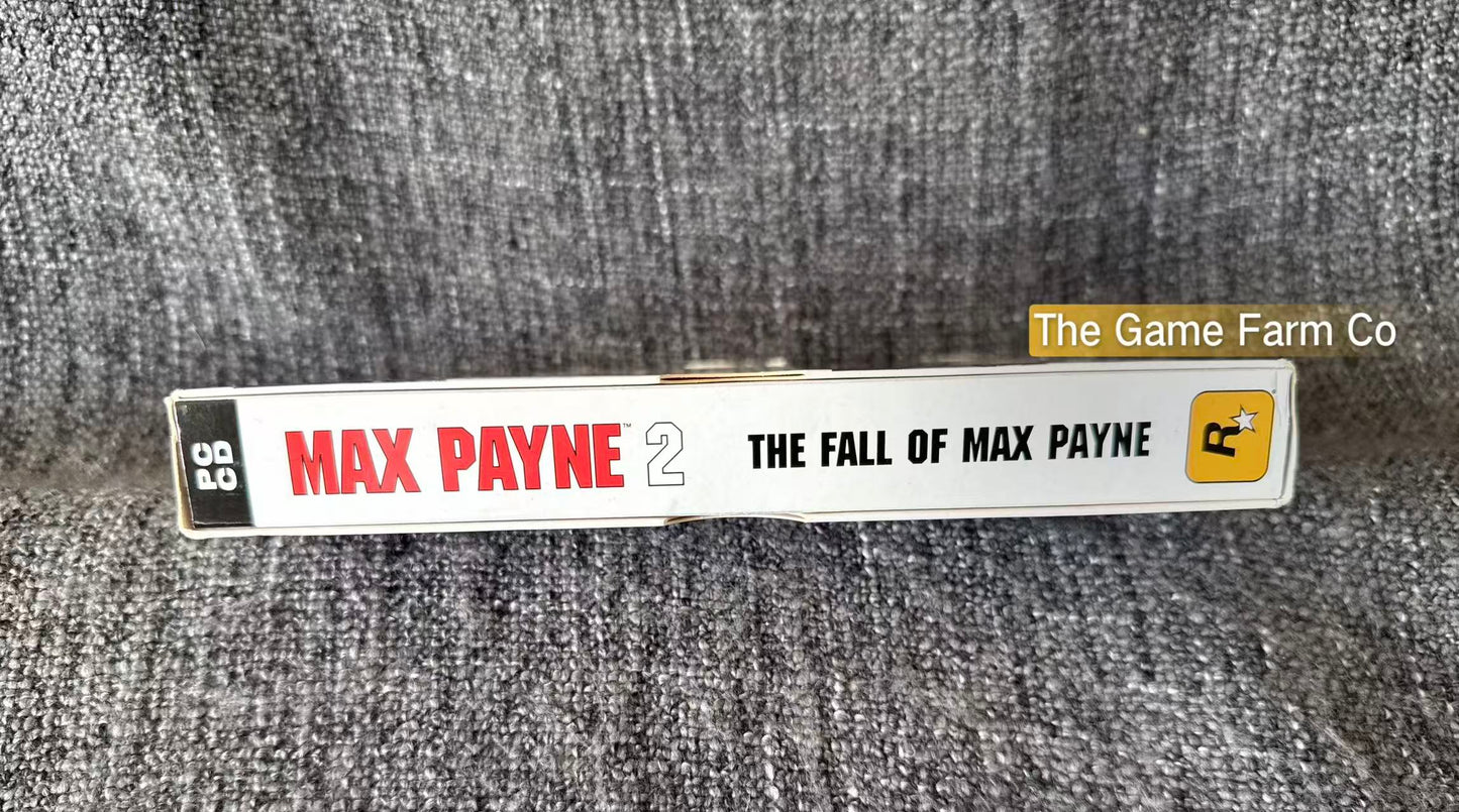 Max Payne 2 The Fall Of Max Payne A Film Noir Love Story Game Boxed - PC - CD ROM - Big Box
