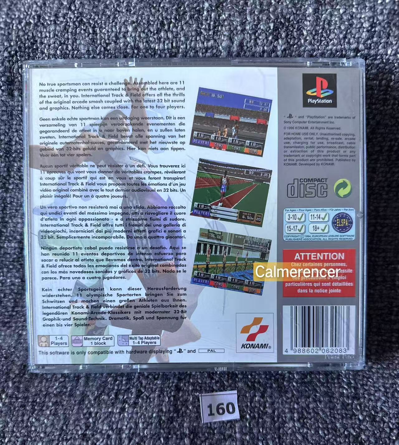 Track &  Field International - Sony Playstation One (PS1) Game