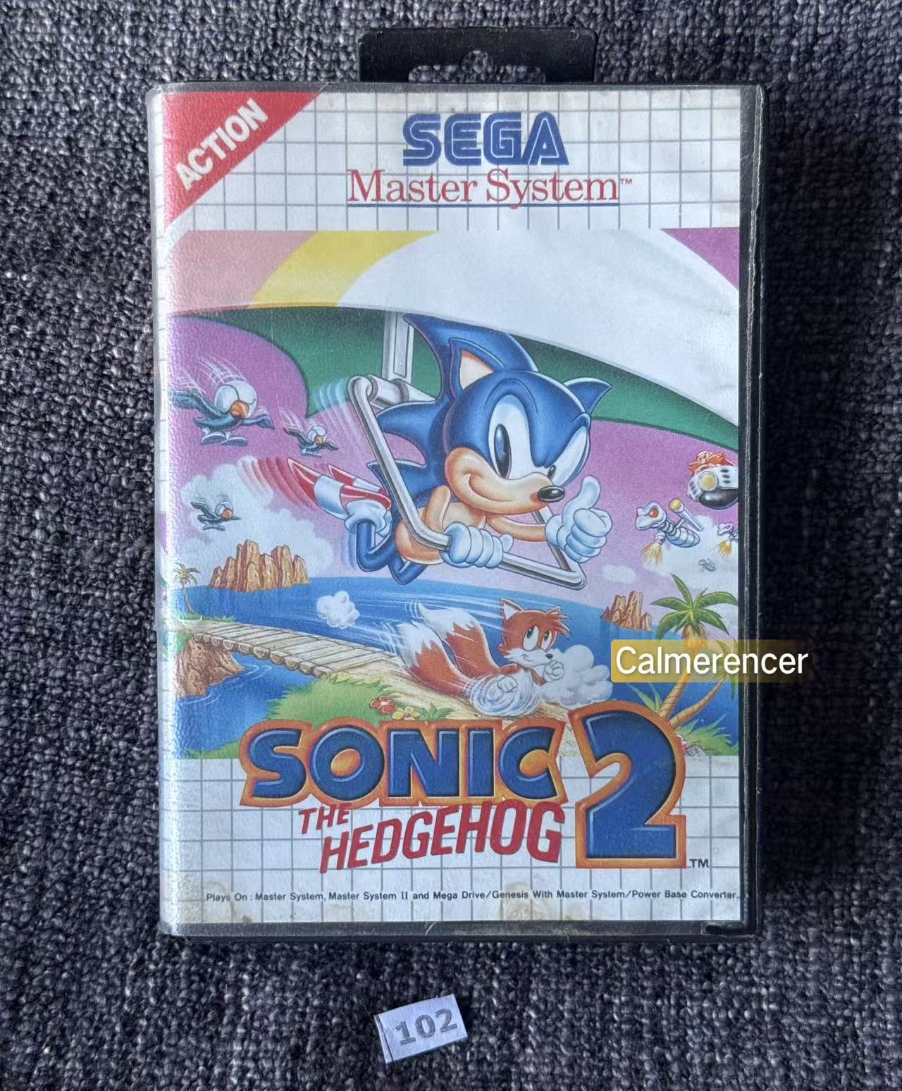 Sonic The Hedgehog 2 Game - Sega Master System