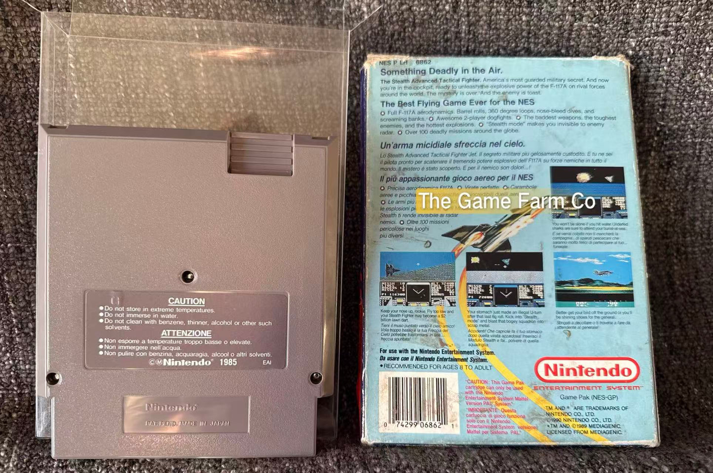 Stealth Boxed Game - Nes - Nintendo / Entertainment System - Pal Version