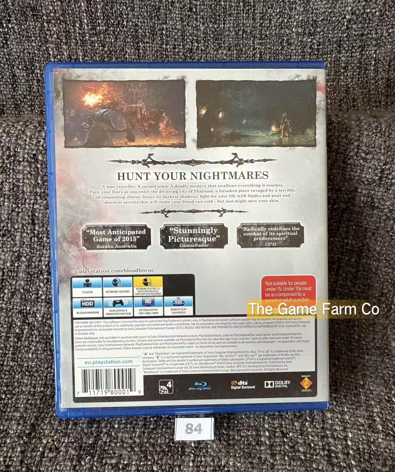 Bloodborne Sony Playstation 4 (PS4) Game