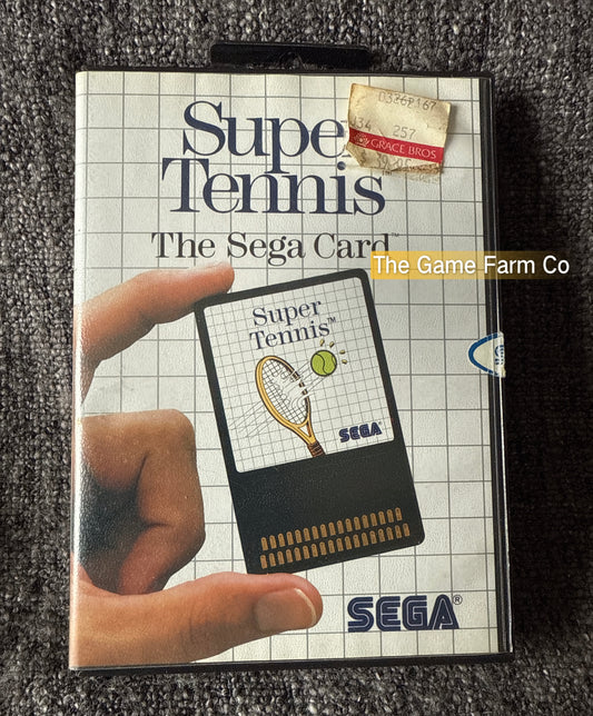Super Tennis Game - The Sega Card