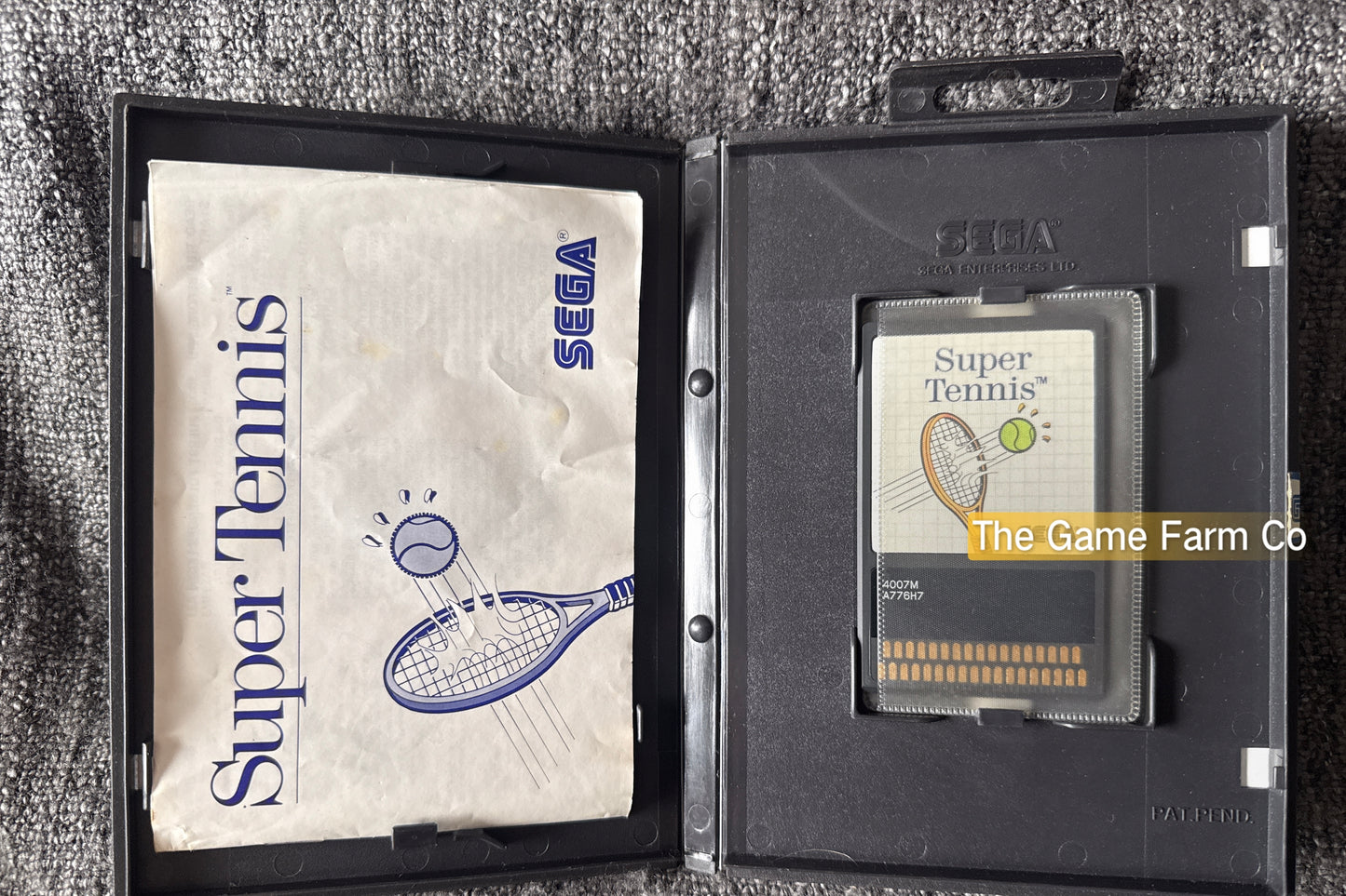 Super Tennis Game - The Sega Card