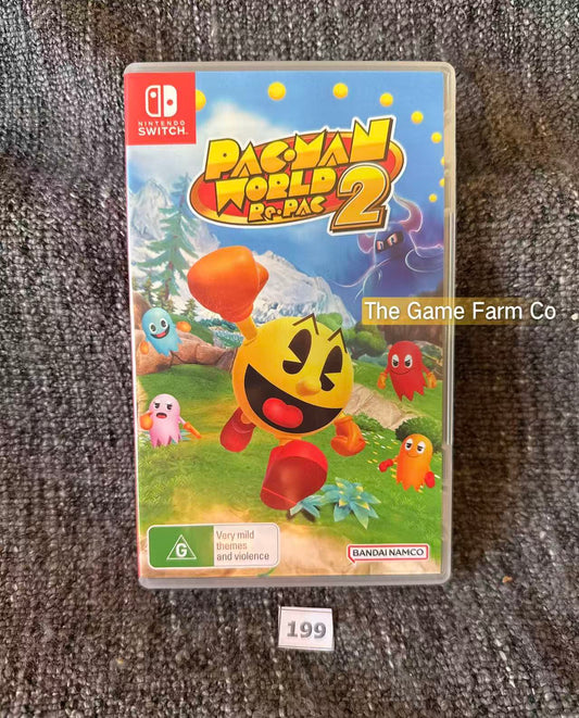 Pac-Man World Re-Pac (Nintendo Switch) Complete CIB Physical Cartridge PAL