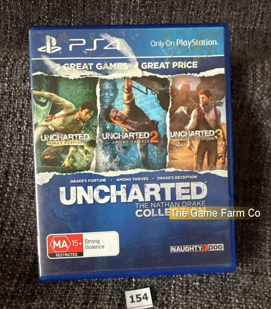 Uncharted The Nathan Drake Collection Sony Playstation 4 (PS4) Game