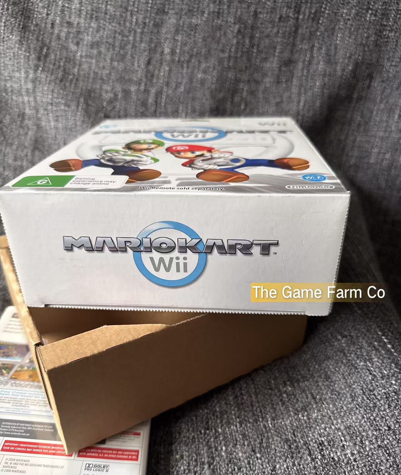 Mario Kart Game & Wheel bundle boxed - Nintendo Wii - Pal Version