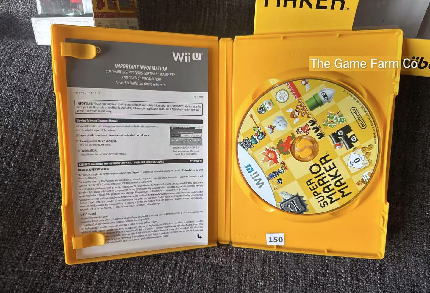 Super Mario Maker Amiibo Bundle - Nintendo Wii U Game