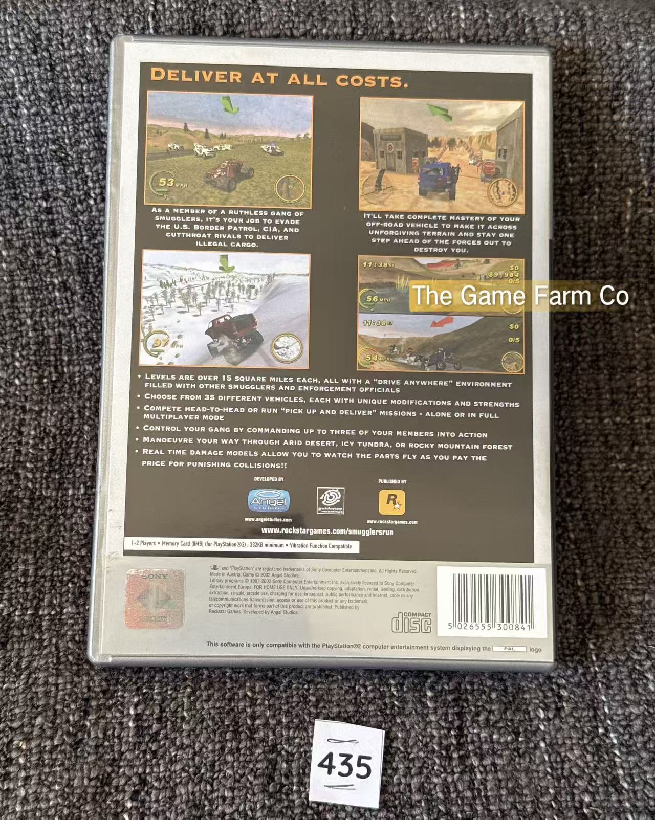 Smuggler's Run PS2 Physical Game CIB PAL Tested Used Mint Condition