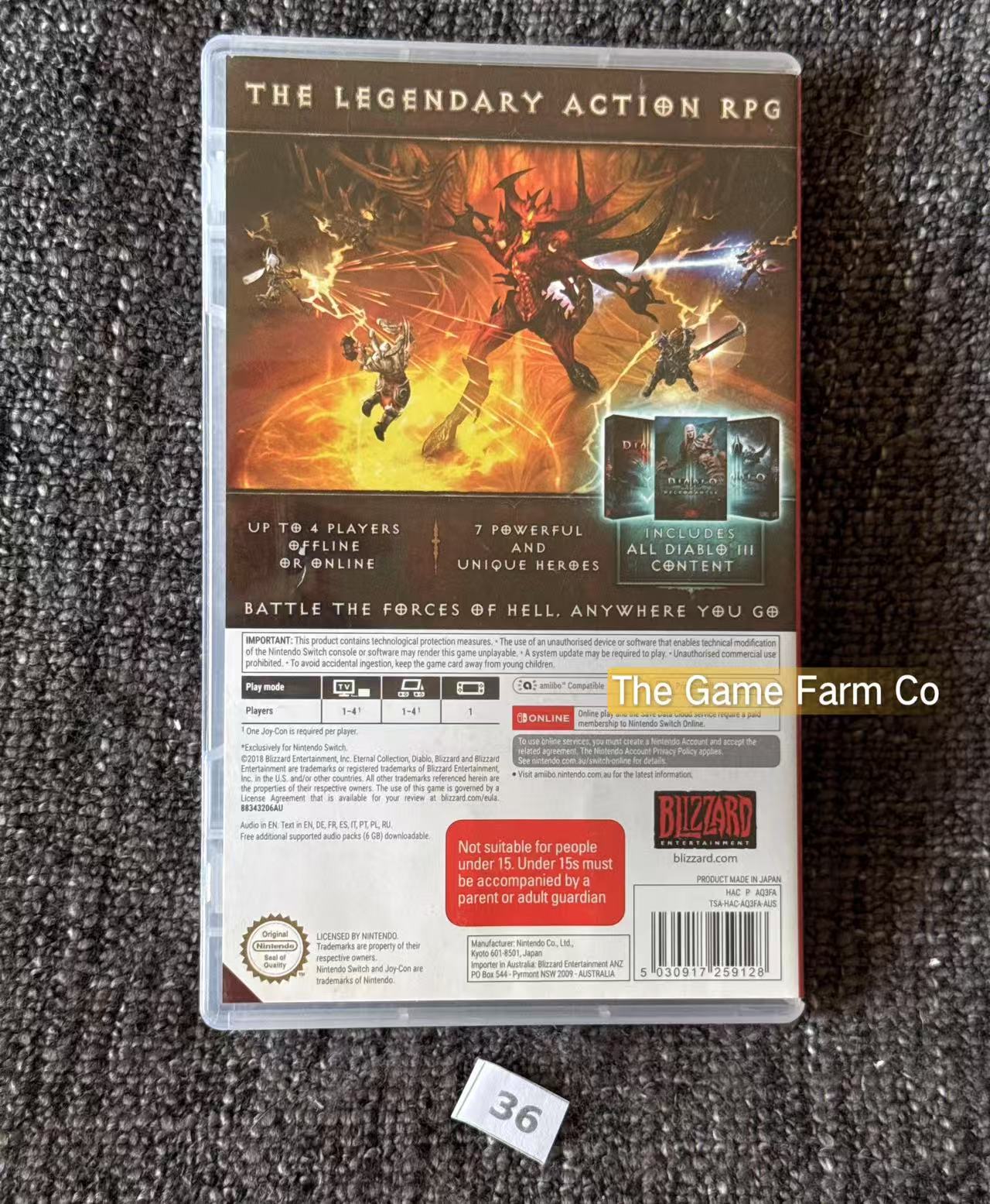 Diablo lll Eternal Collection Switch Game - Nintendo Switch