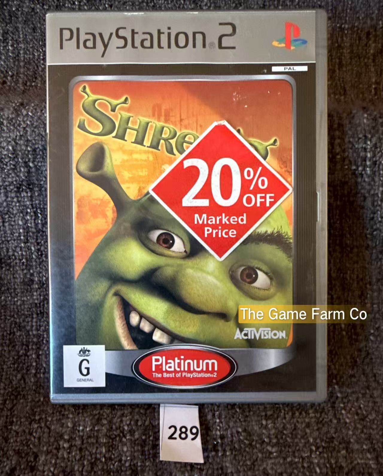 Shrek 2 Game- Sony PlayStation 2 (PS2)