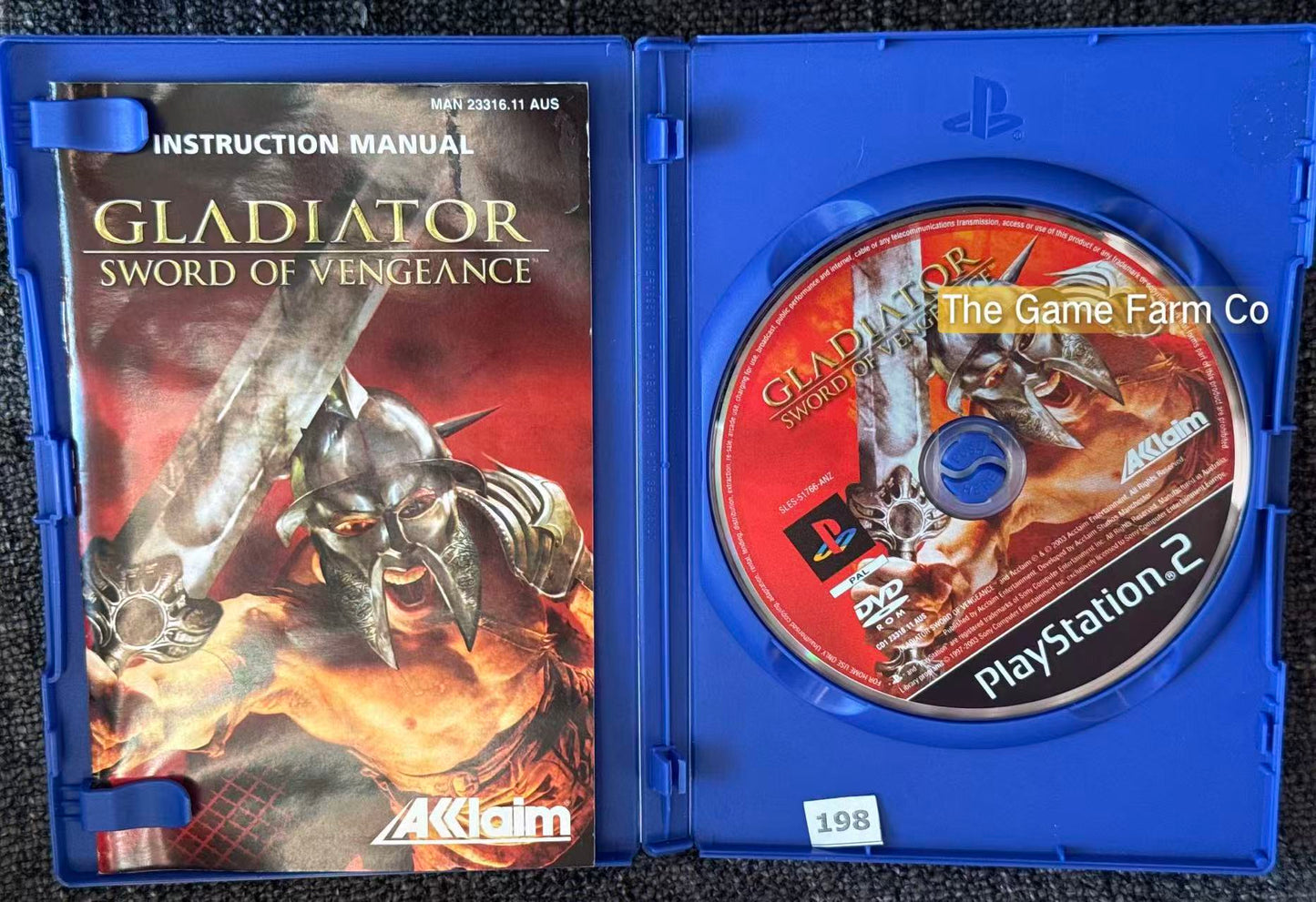 Gladiator: Sword of Vengeance PlayStation 2 Physical Game CIB PAL Tested Used