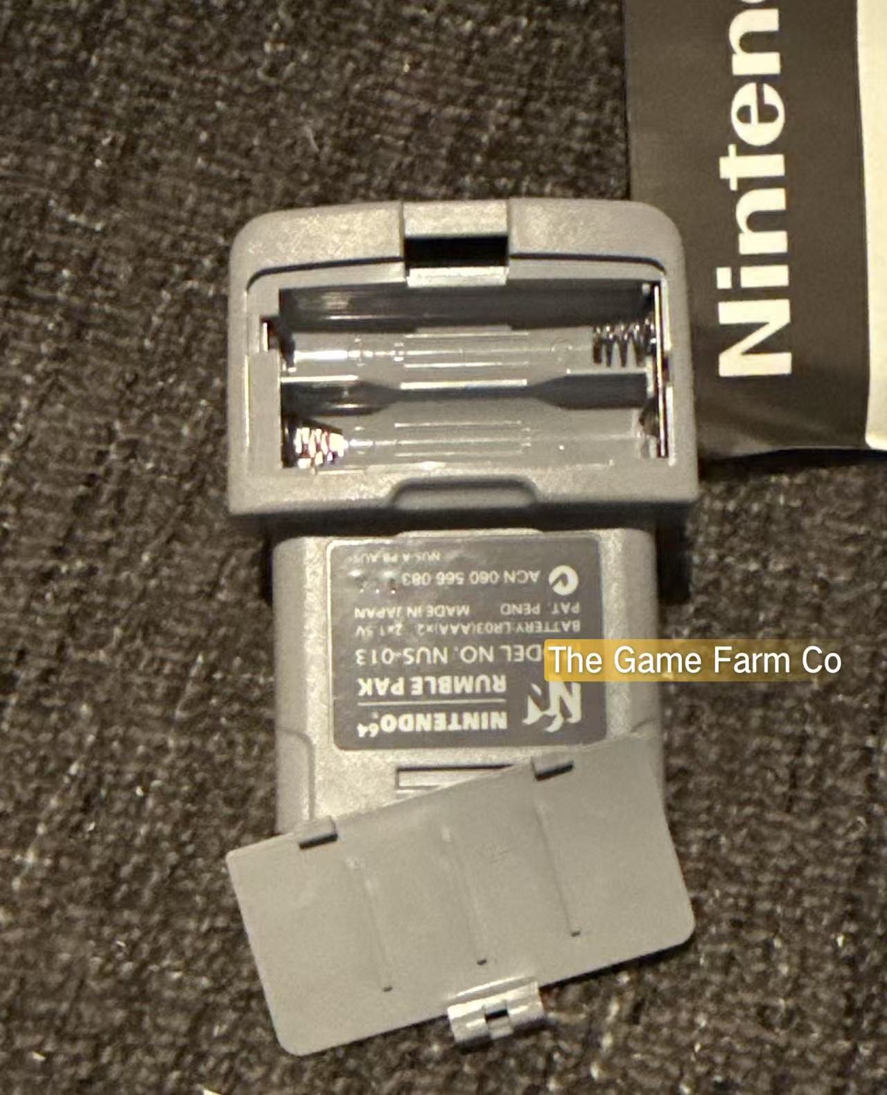 Nintendo 64 (N64) Rumble Pak boxed - Genuine