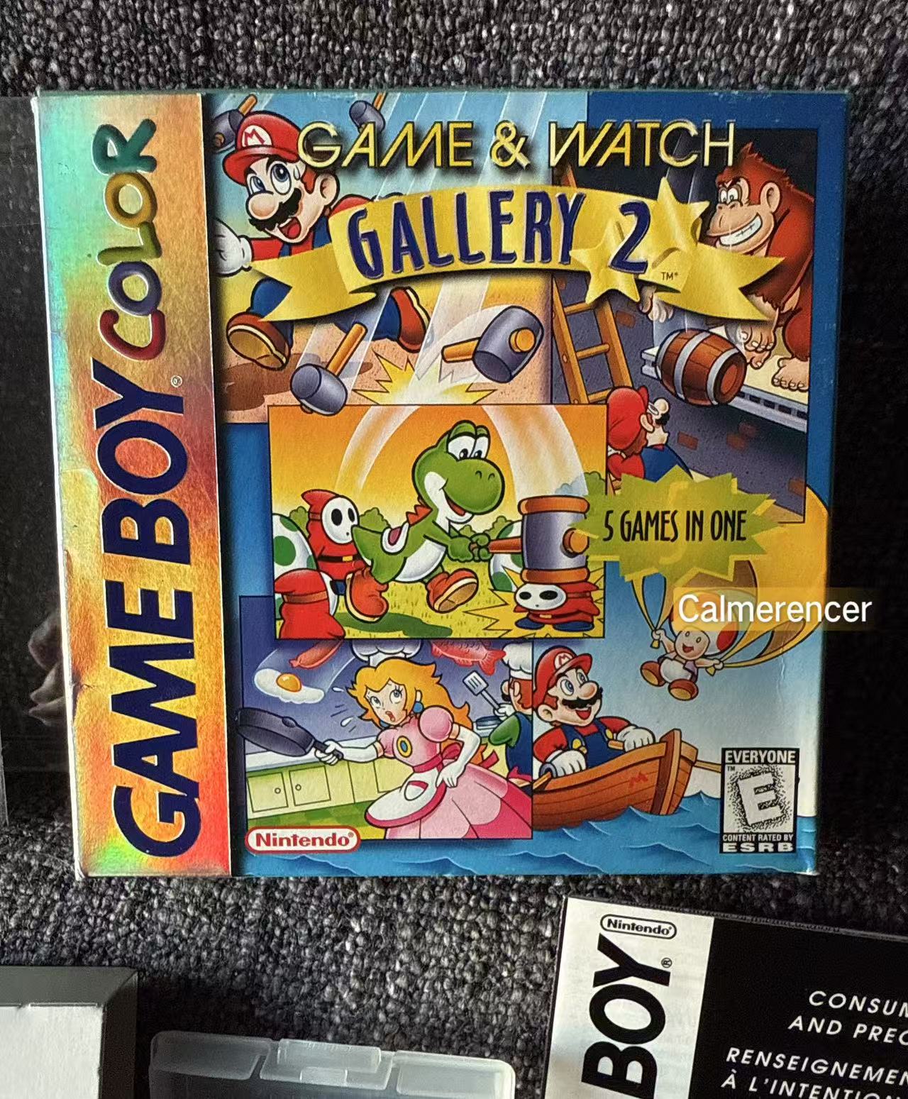 Game & Watch Gallery 2 Game Excellent condition - Nintendo Gameboy Color