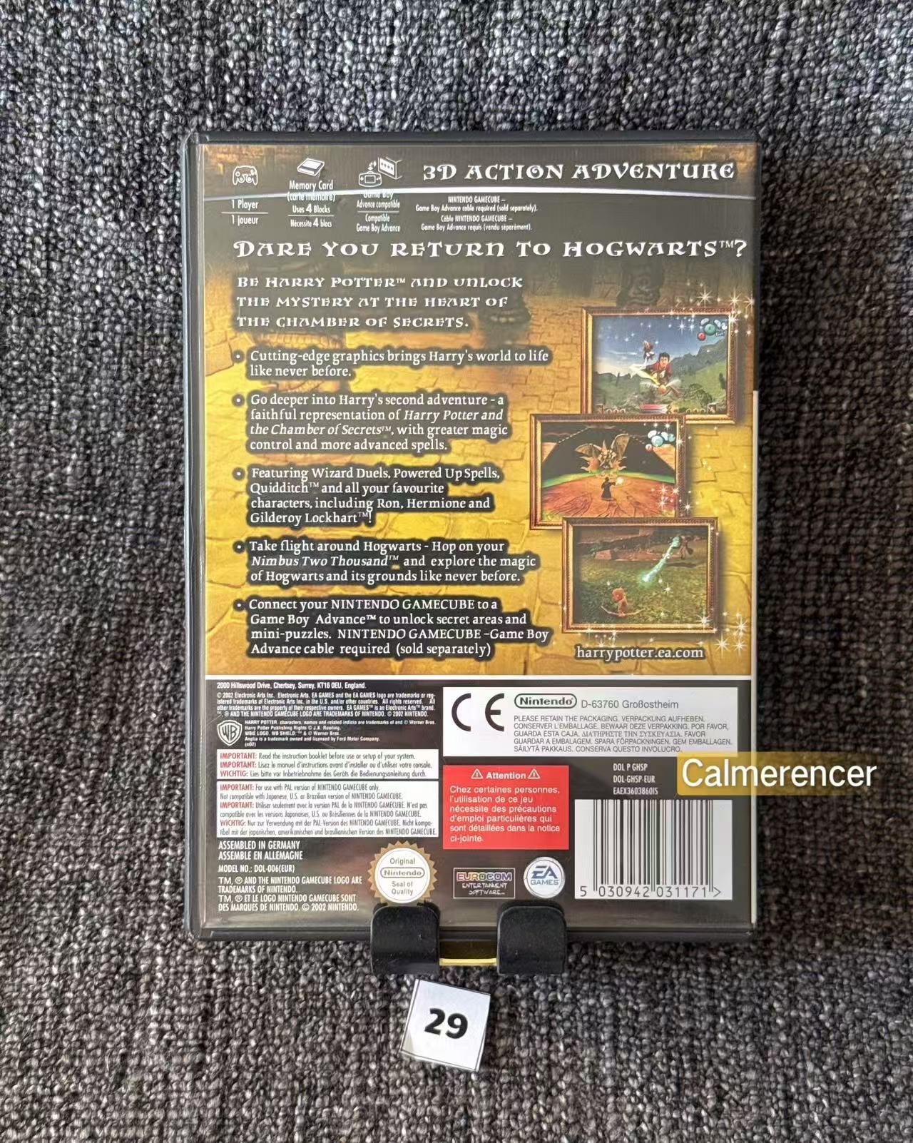Harry Potter And The Chamber Of Secrets Game - Nintendo Gamecube - Pal Version