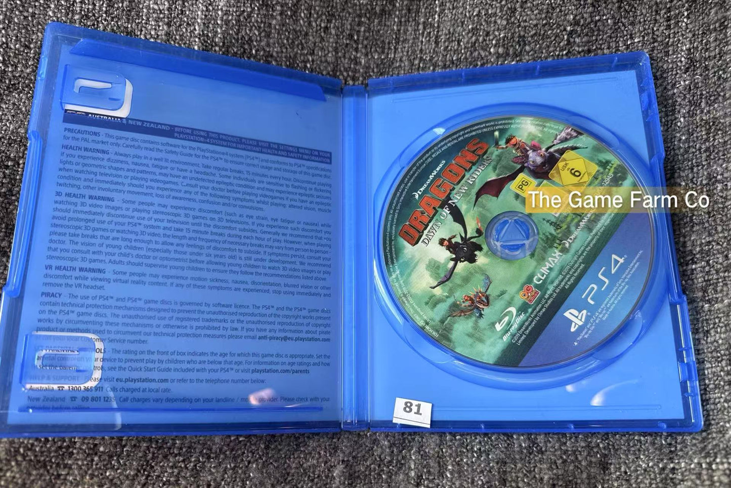 Dragons Dawn of New Riders Sony Playstation 4 (PS4) Game
