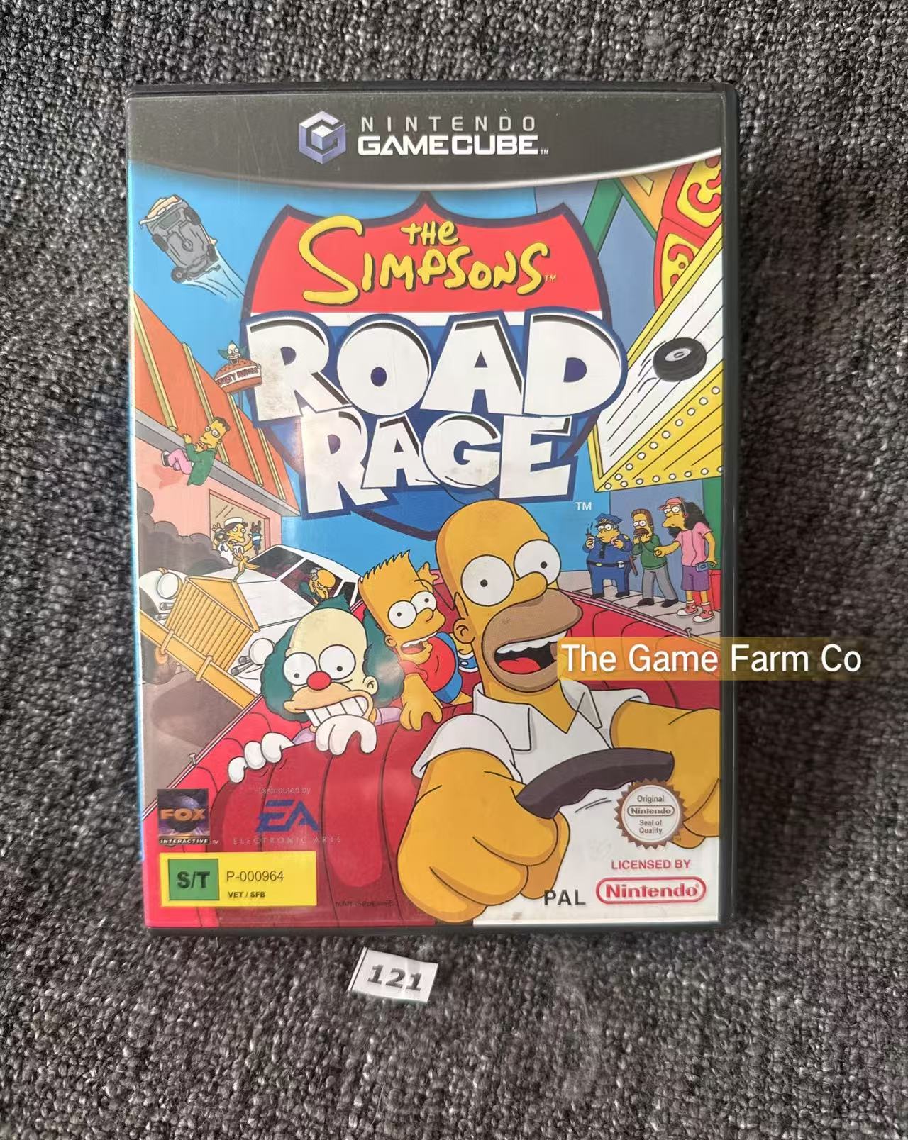 The Simpons Road Rage Game - Nintendo Gamecube - Pal Version