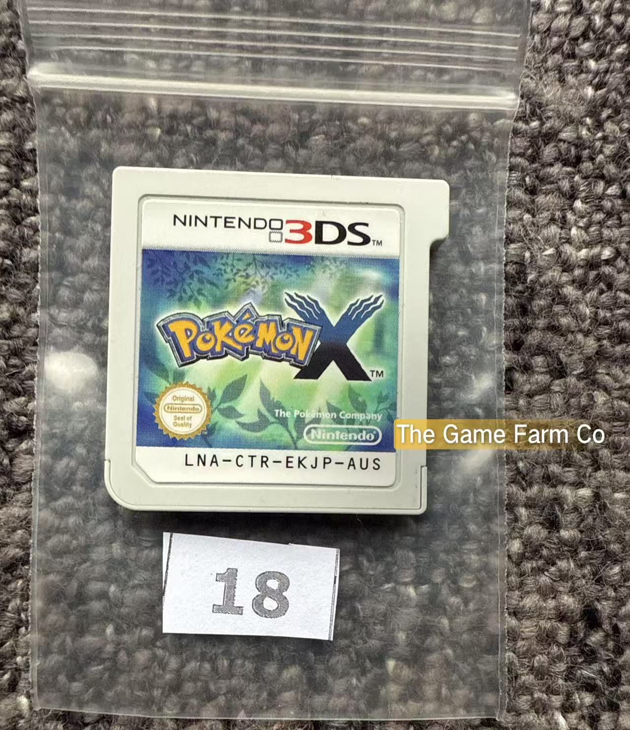 Pokemon X Game - No case Nintendo 3DS