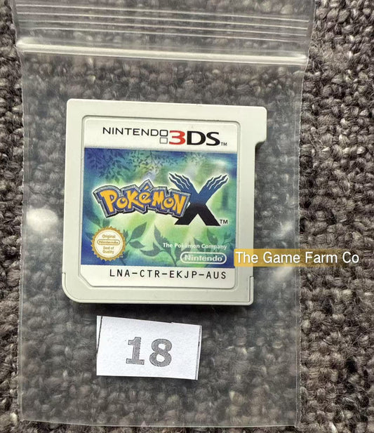 Pokemon X Game - No case Nintendo 3DS