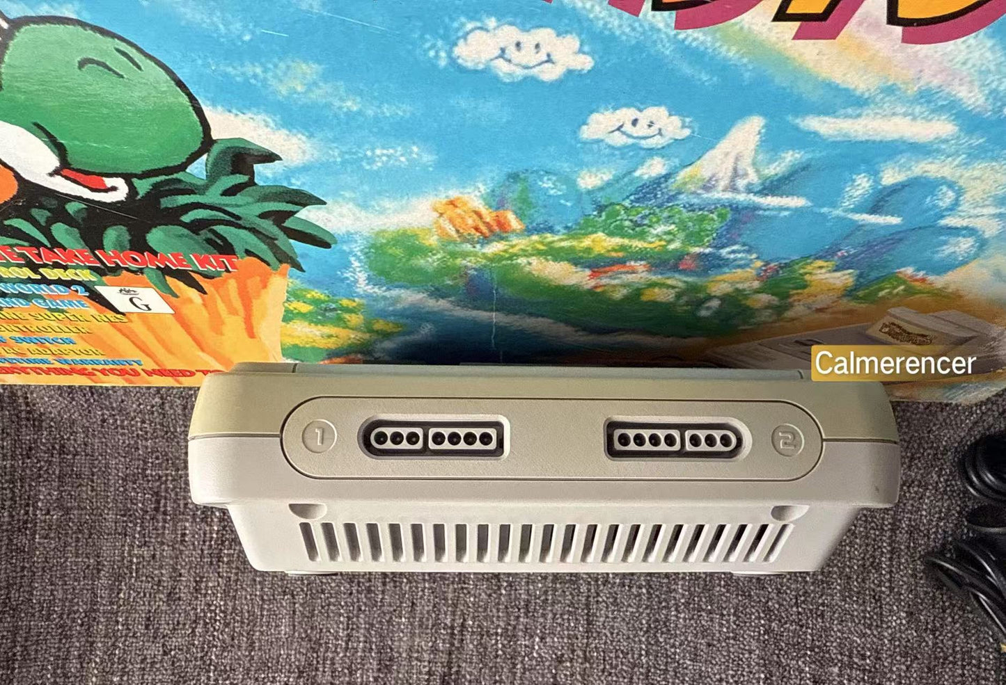 Super Mario World 2 Yoshi's Island Console Bundle Big Box (Snes) Pal Version - See Description