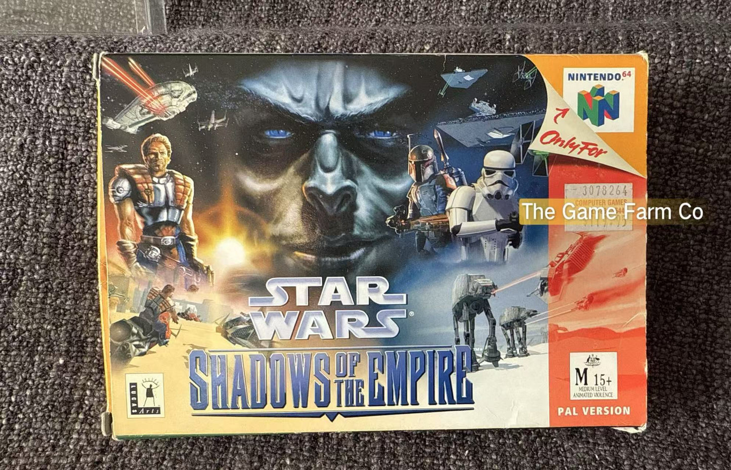 Star Wars Shadows Of The Empire Game Boxed - Nintendo 64 / N64 - Pal Version