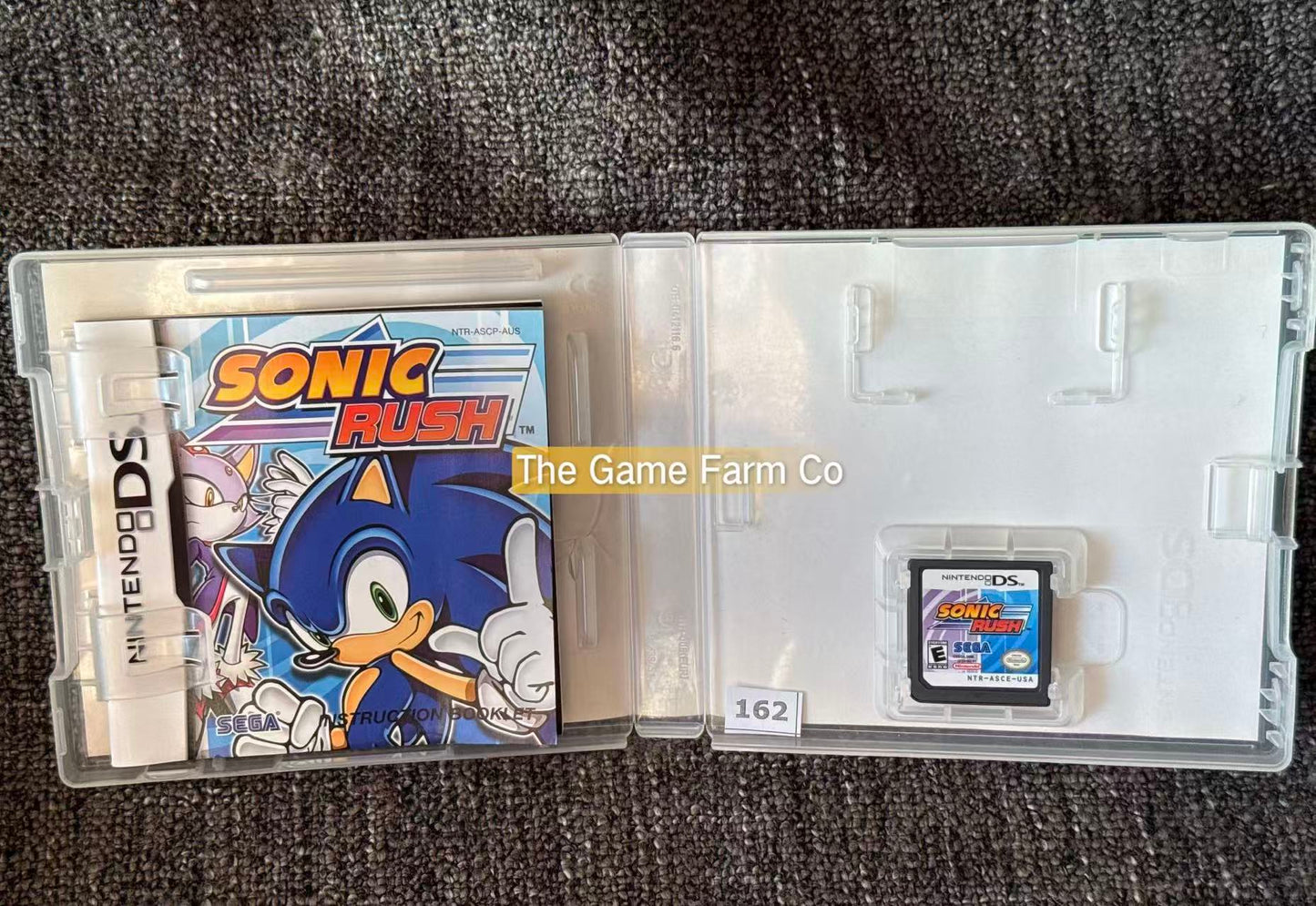 Sonic Rush Nintendo DS Complete AUS Case & Manual with NTSC Cartridge Tested Used