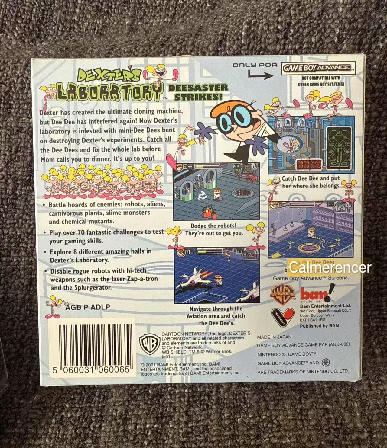 Dexter's Laboratory Deesatar Strikes Boxed Game -Nintendo Gameboy Advance GBA - Pal Version