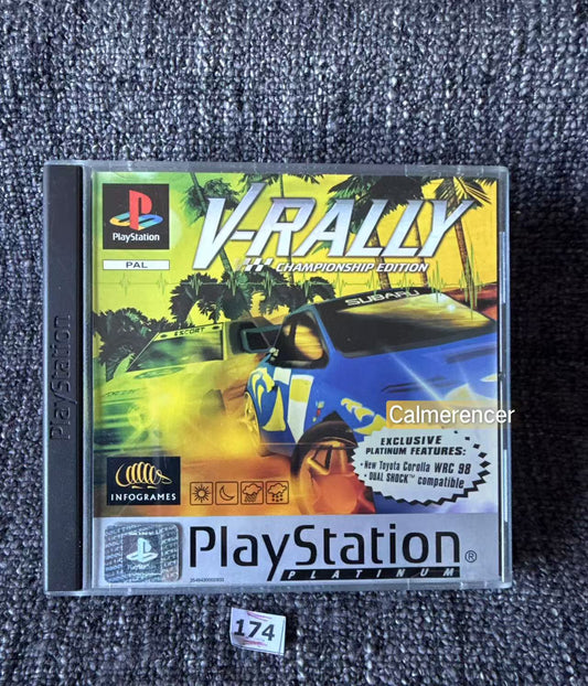 V-Rally In mint like condition- Sony Playstation One (PS1) Game