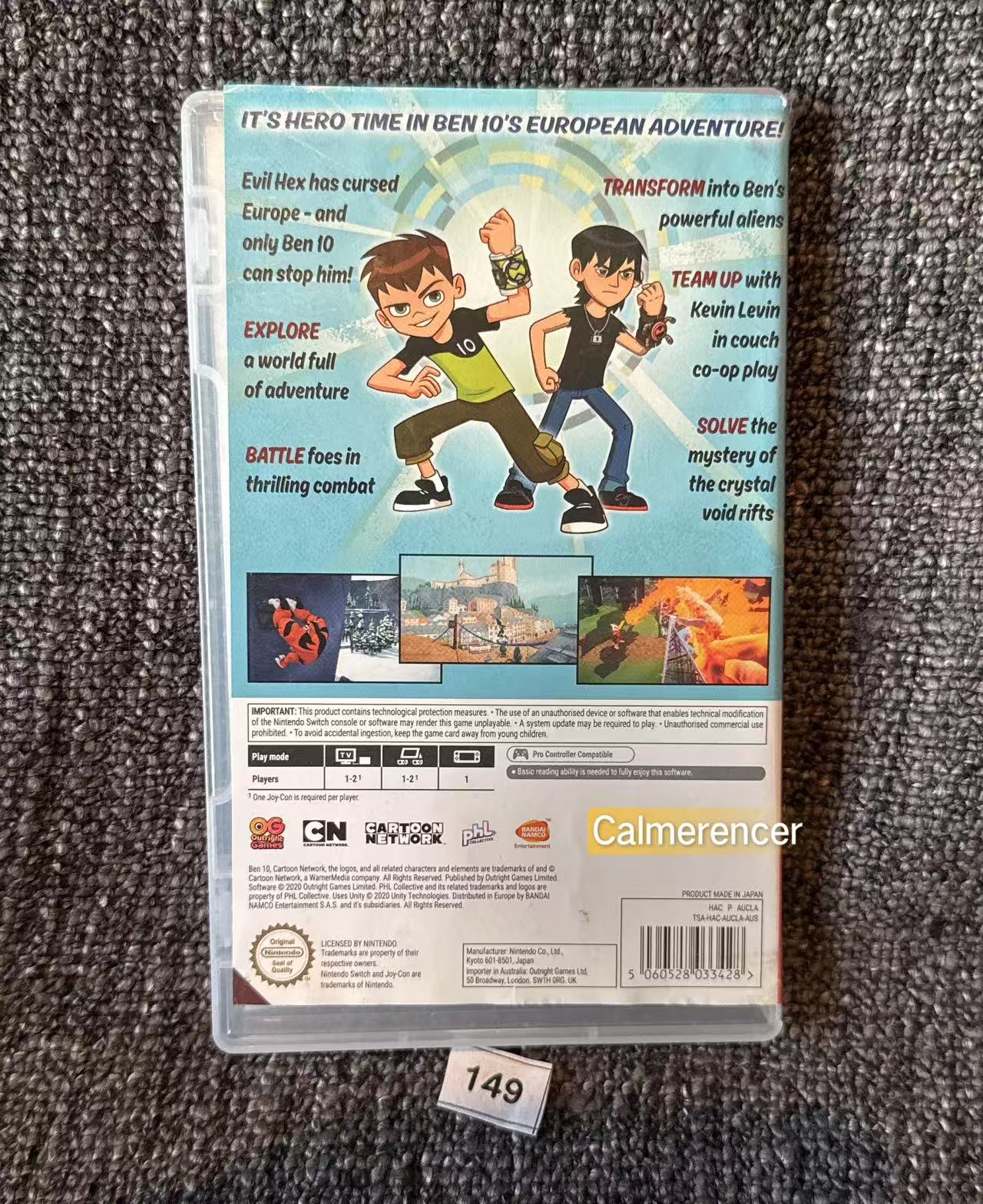 Ben 10 Power Trip Switch Game - Nintendo Switch