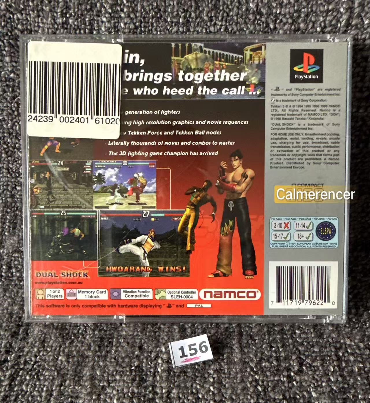 Tekken 3 With Demo  - Sony Playstation One (PS1) Game