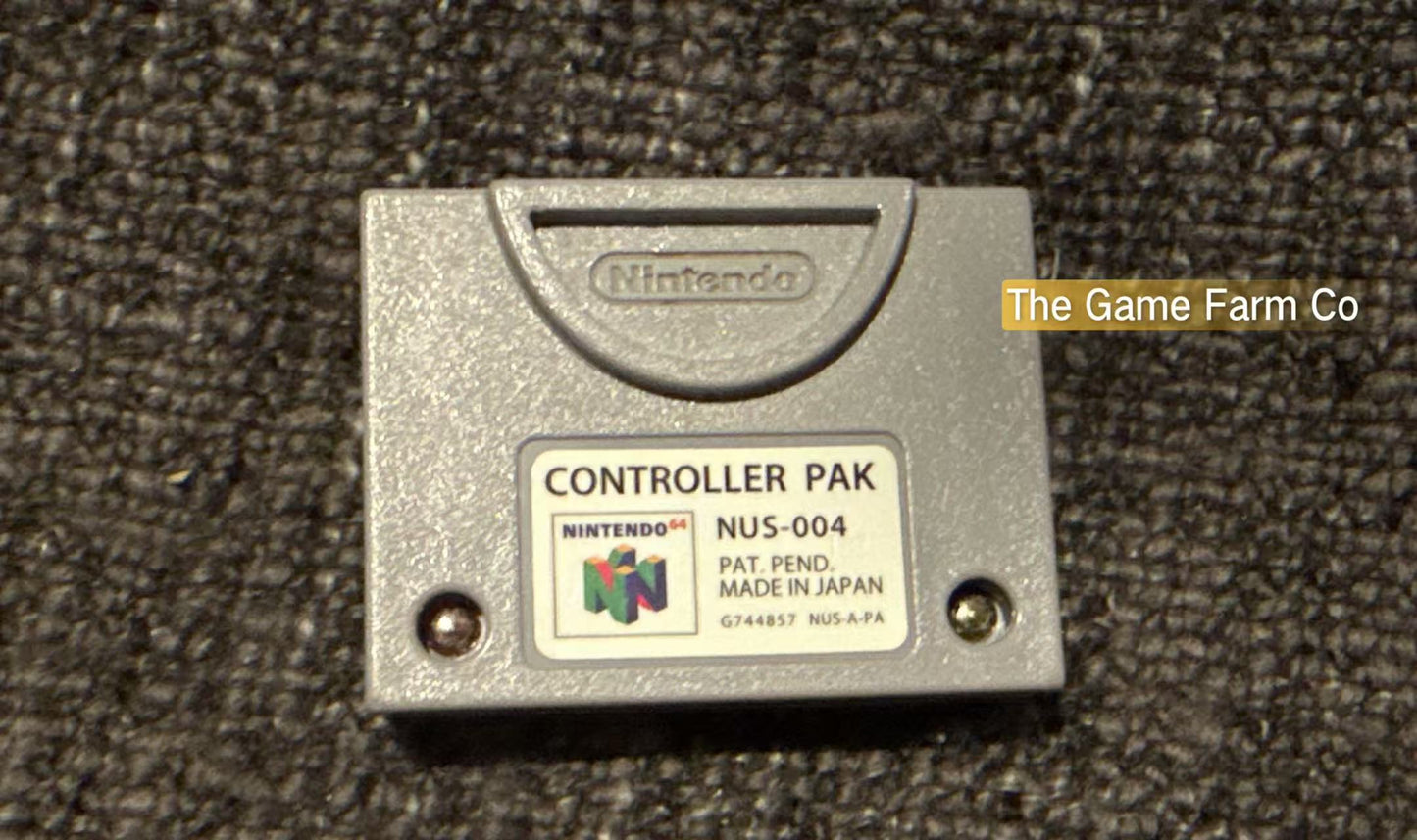 Genuine N64 Memory/Controller Pak Boxed - Pal Version
