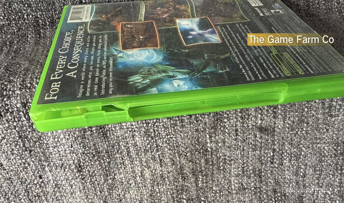 Fable Game Microsoft Xbox Original