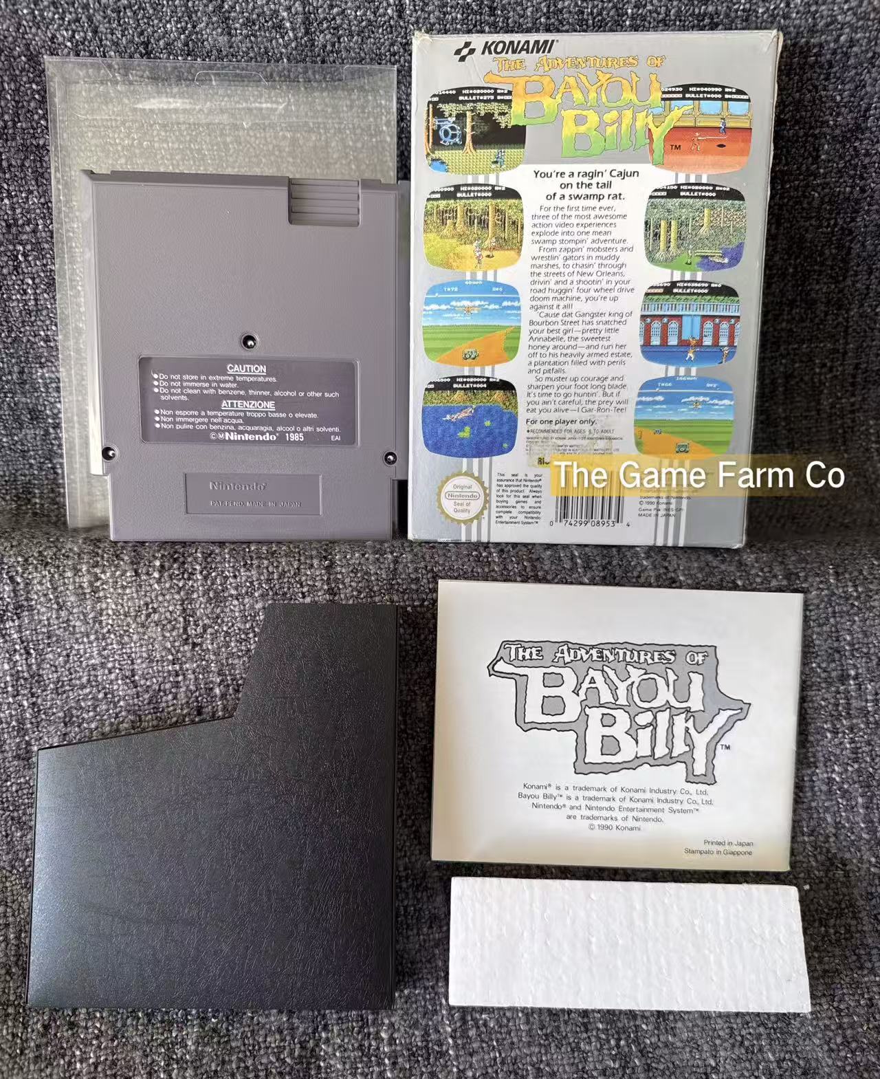 The Adventures Of Bayou Billy Boxed Game - Nes - Nintendo / Entertainment System - Pal Version