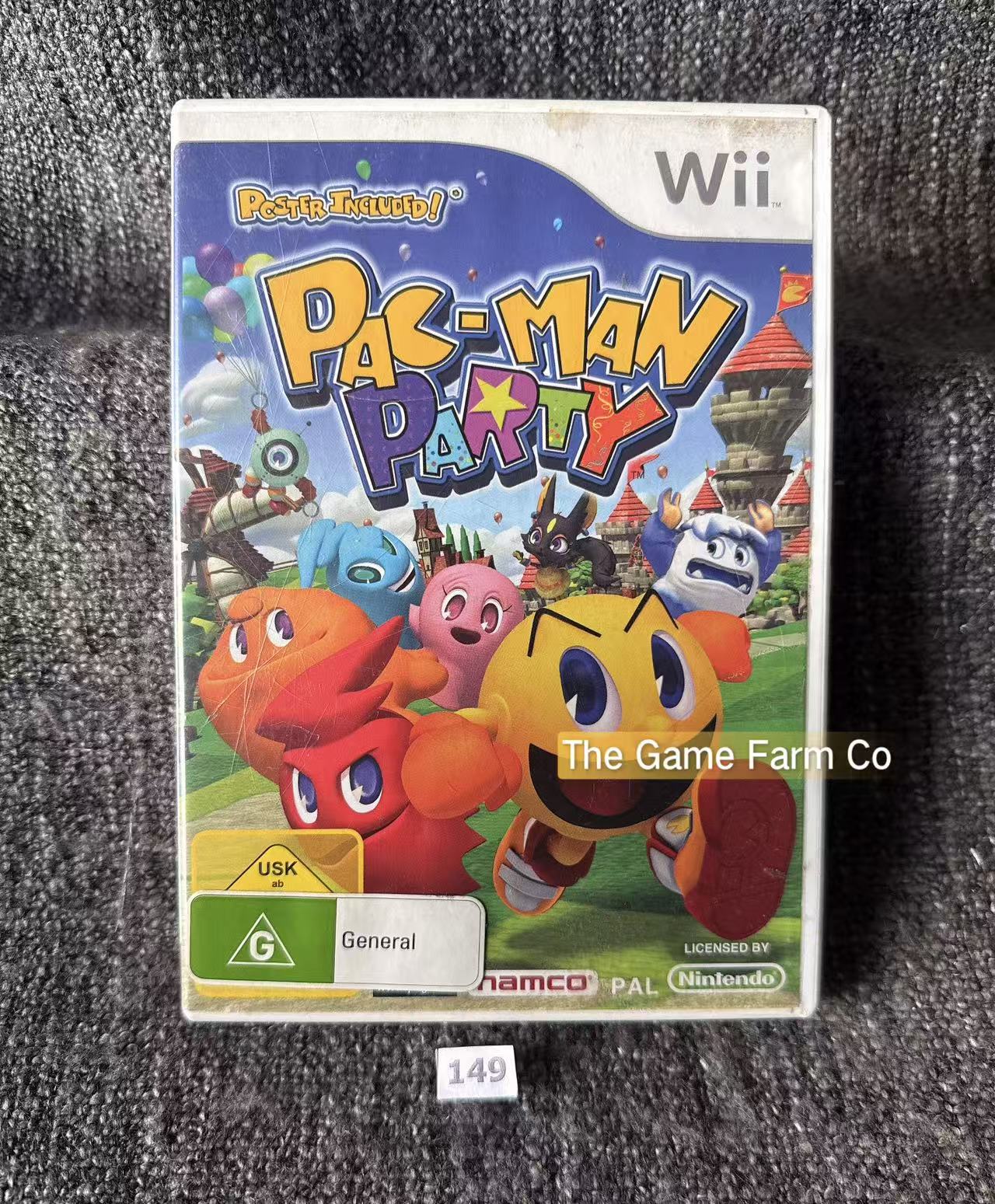 Pac-Man Party (Nintendo Wii, 2010) - Complete in Box CIB - PAL Version