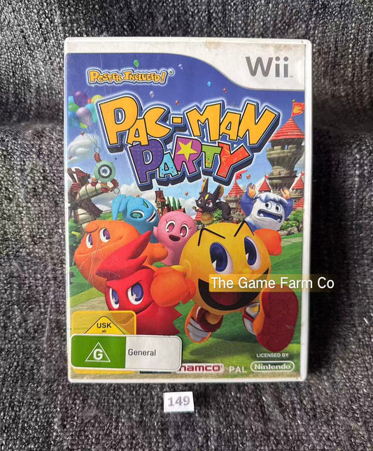 Pac-Man Party (Nintendo Wii, 2010) - Complete in Box CIB - PAL Version
