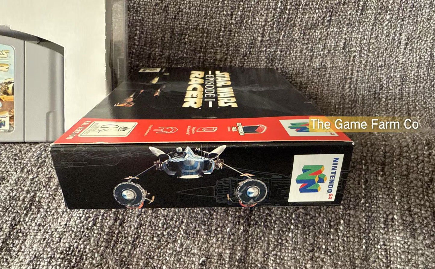 Star Wars Racer Episode 1 Game Boxed - Nintendo 64 / N64 - Pal Version