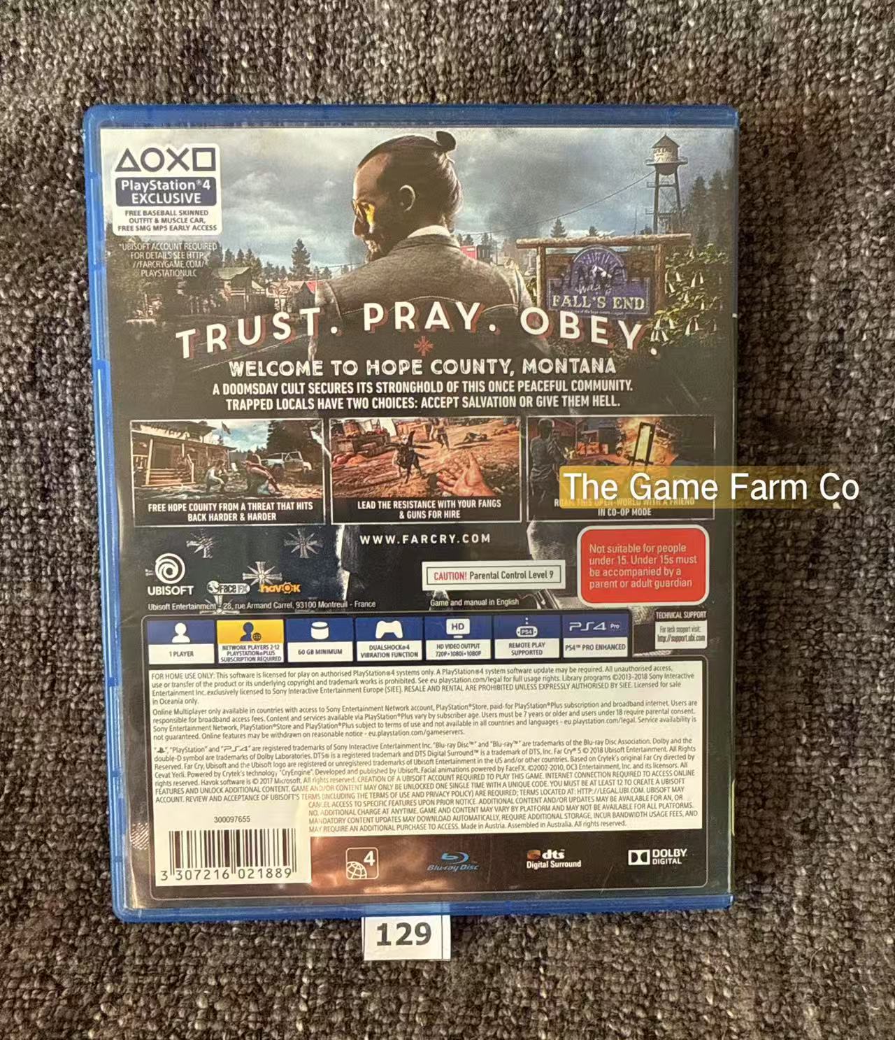Farcry 5 Sony Playstation 4 (PS4) Game