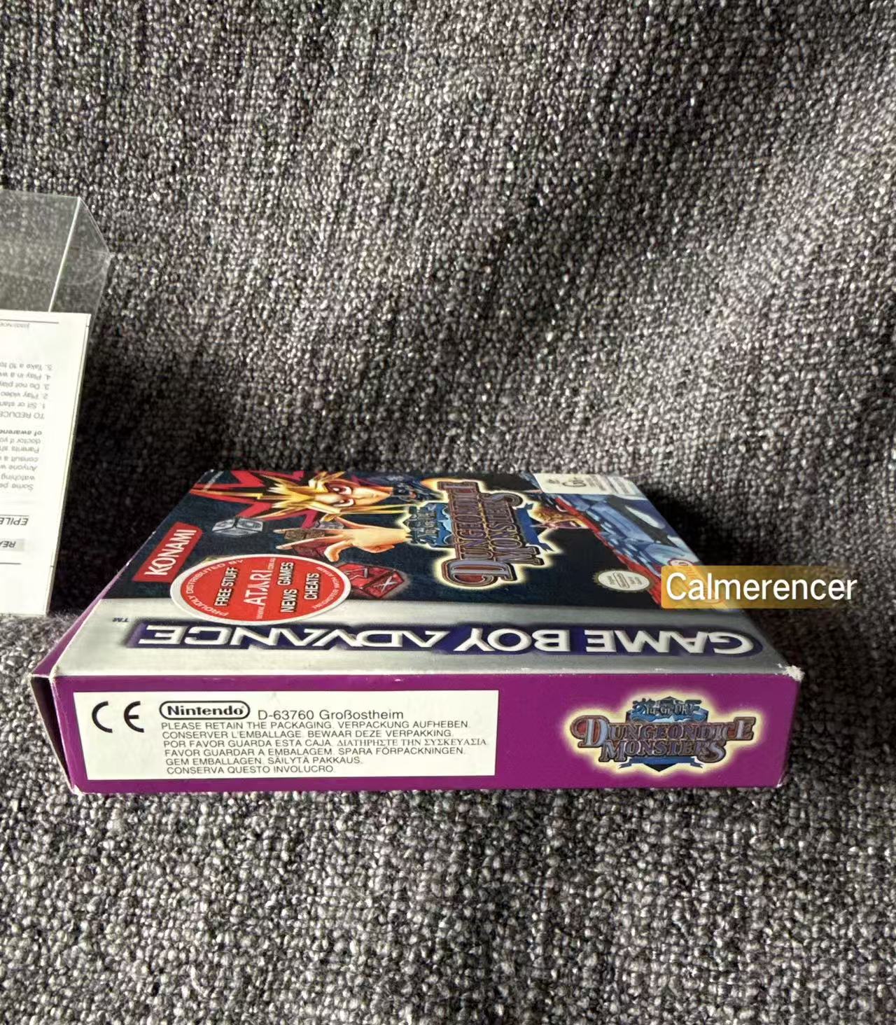 Yu Gi Oh  Dungeon Dice Monsters Boxed/Complete Game -Nintendo Gameboy Advance Cart GBA - Pal Version