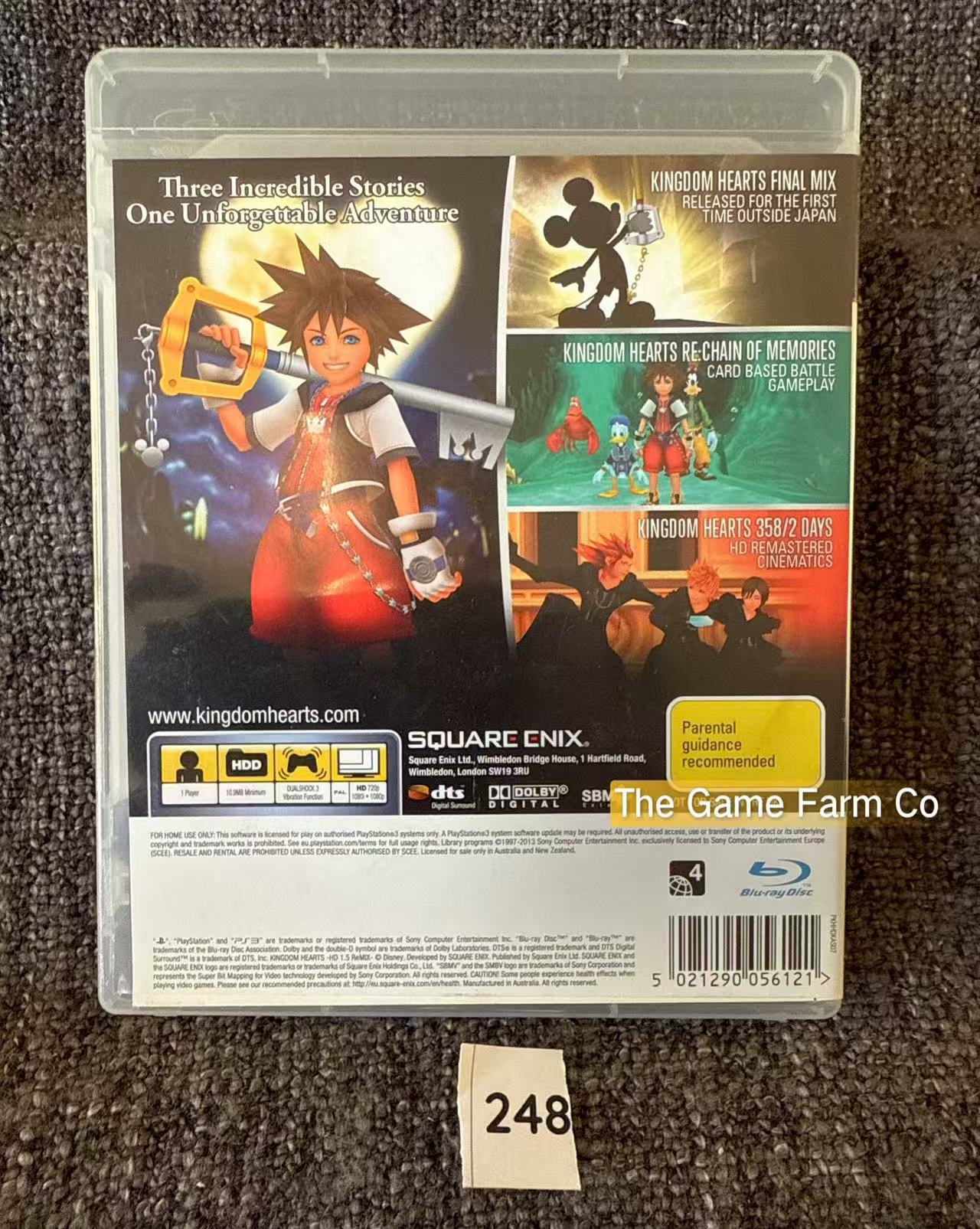 Kingdom Hearts Game - PS3 - Sony Playstation 3