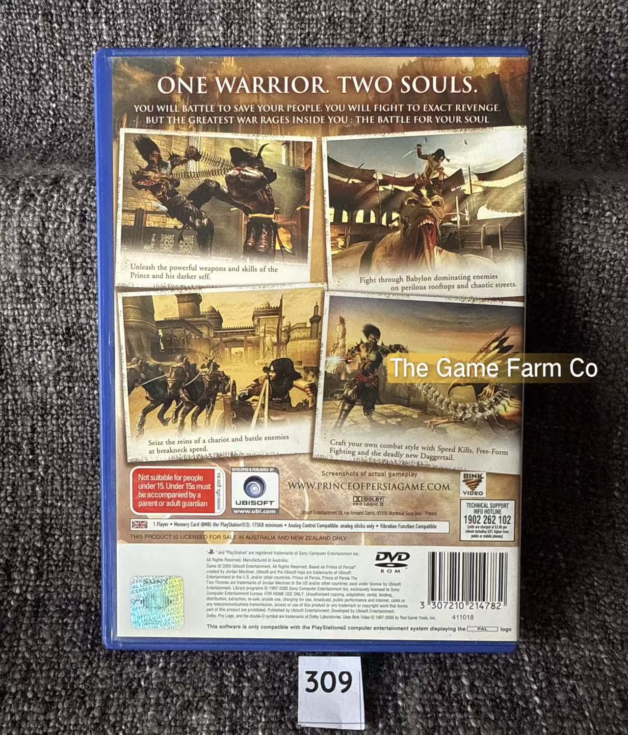 Prince Of Persia The Two Thrones  Game- Sony PlayStation 2 (PS2)