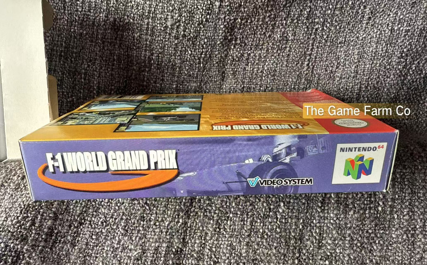 F-1 World Grand Prix Game Boxed - Nintendo 64 / N64 - Pal Version