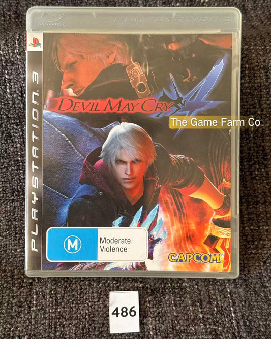 Devil May Cry 4 PS3 Physical Game PAL Tested Used No Manual