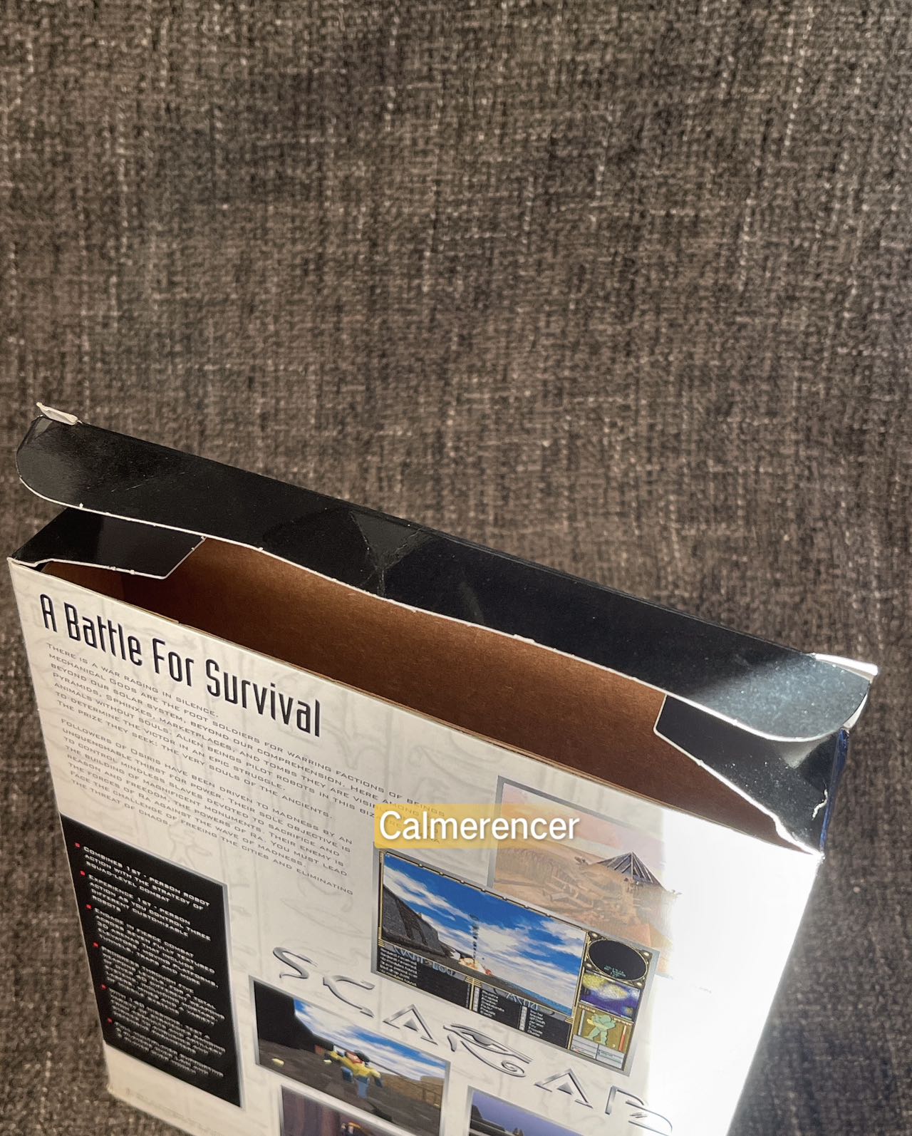 Scarab Game - PC - CD ROM - Big Box