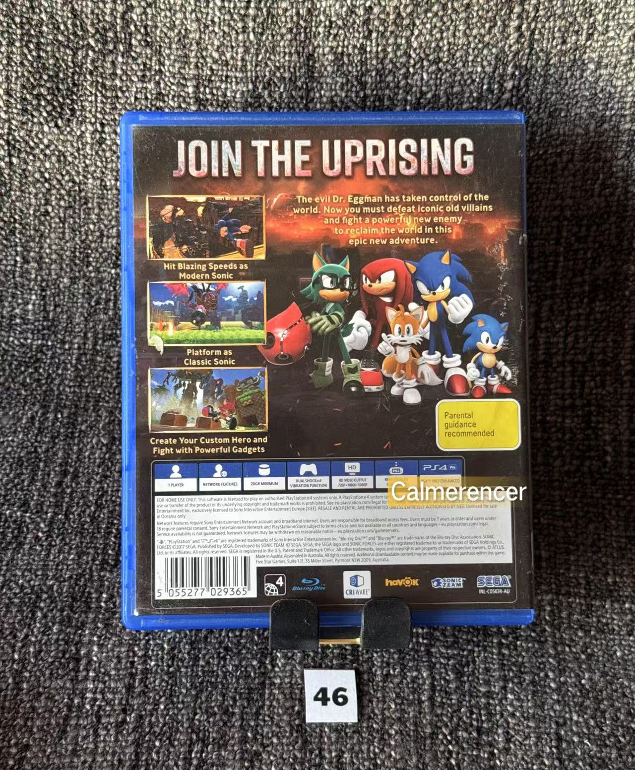 Sonic Forces Sony Playstation 4 (PS4) Game