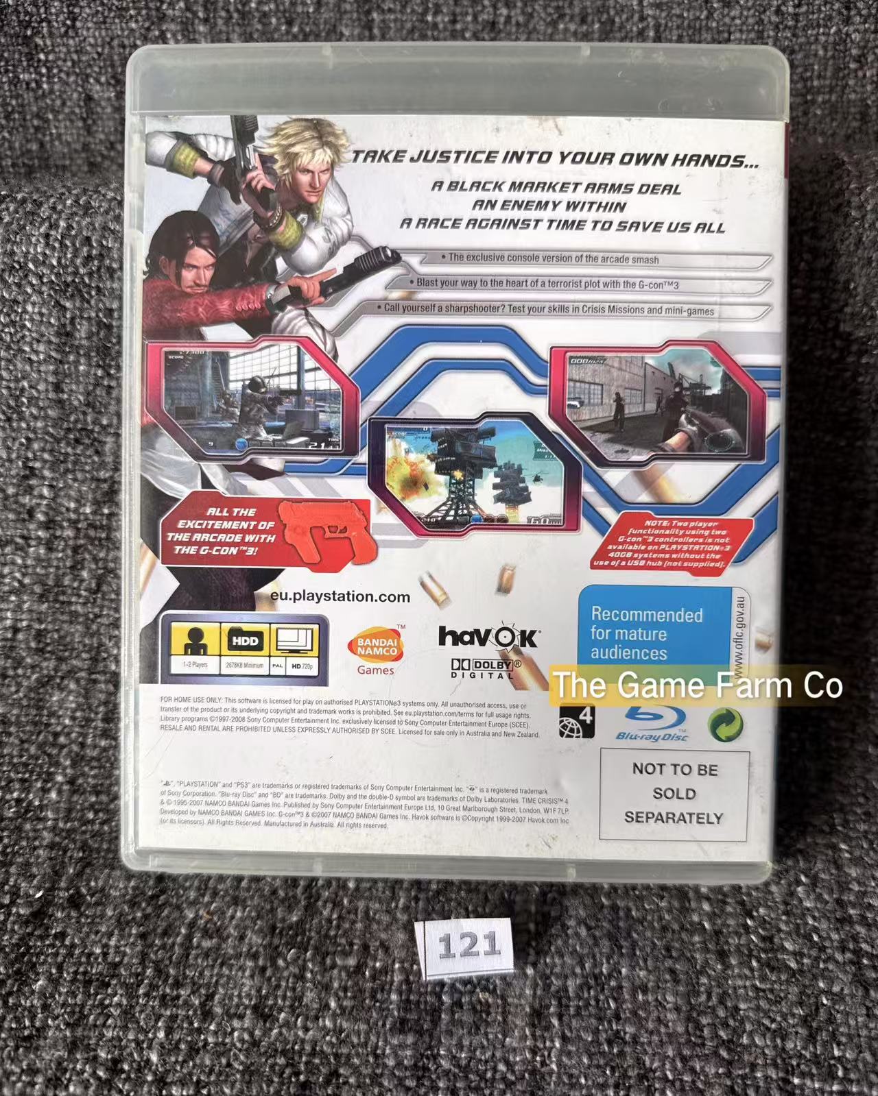 Time Crisis 4 Game - PS3 - Sony Playstation 3