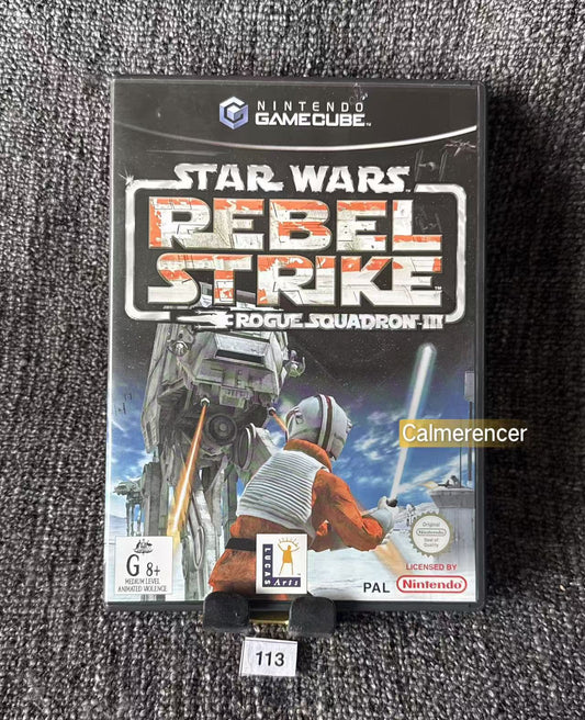 Star Wars Rebel Strike Rogue Squadron 3 Game - Nintendo Gamecube - Pal Version