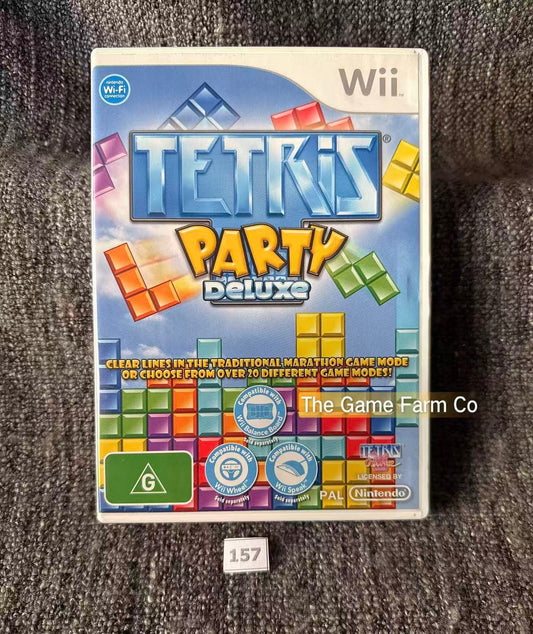 Tetris Party Deluxe (Nintendo Wii) CIB Complete with Manual PAL