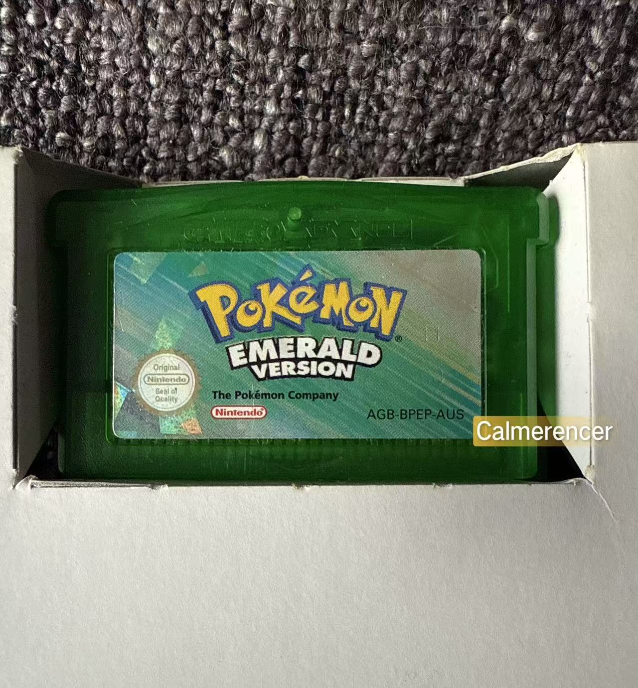 Pokemon Emerald Version Boxed Game -Nintendo Gameboy Advance GBA - Pal Version