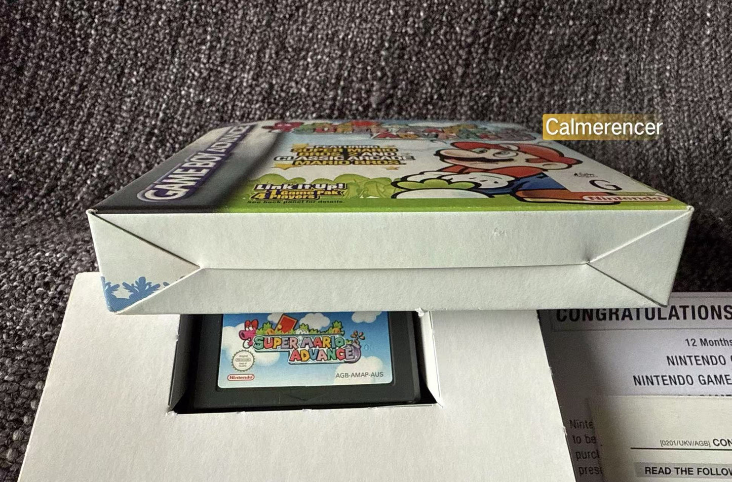 Super Mario Advance Boxed Game -Nintendo Gameboy Advance GBA - Pal Version